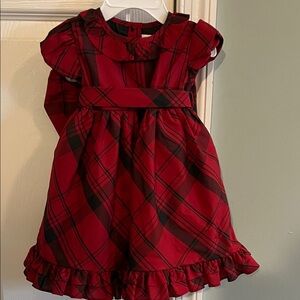 Ralph Lauren Plaid Red Kids Dress